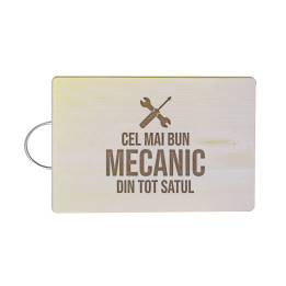 Cel mai bun mecanic din tot satul- Tocător cu gravură
