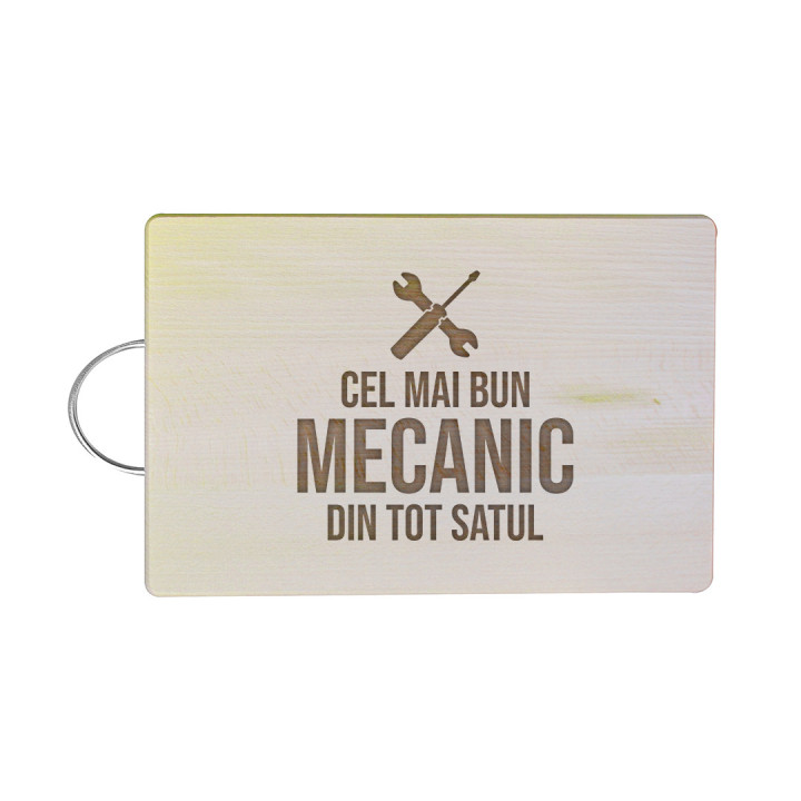 Cel mai bun mecanic din tot satul- Tocător cu gravură