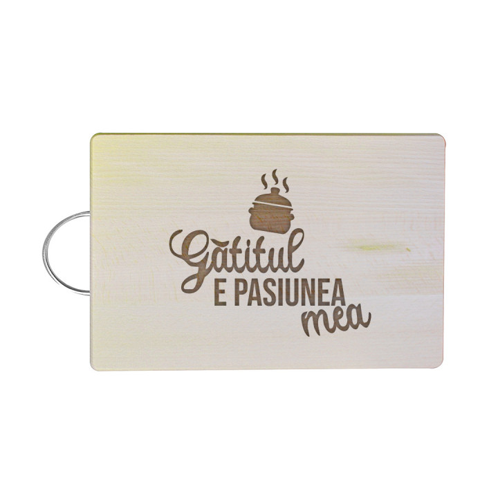 Gătitul e pasiunea mea - Tocător cu gravură