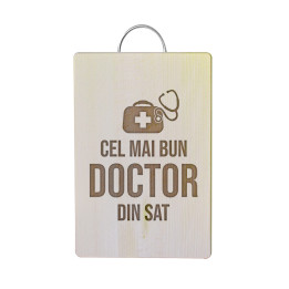 Cel mai bun doctor din sat - Tocător cu gravură