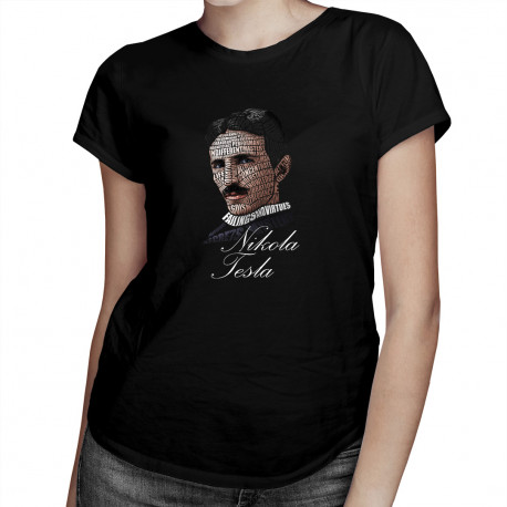 Nikola Tesla - tricou pentru femei cu imprimeu