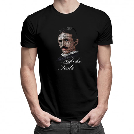 Nikola Tesla - tricou pentru bărbați cu imprimeu