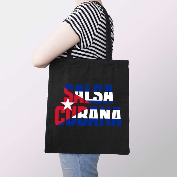 Salsa cubana - Geantă cu imprimeu