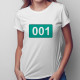 001- T-shirt pentru femei cu imprimeu
