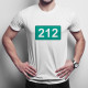 212 - T-shirt pentru bărbați cu imprimeu