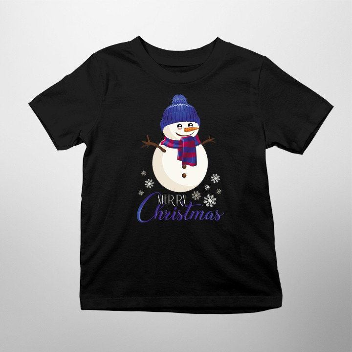 Merry Christmas - om de zăpadă - Tricou pentru copii