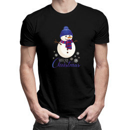 Merry Christmas - om de zăpadă- tricou pentru bărbați cu imprimeu