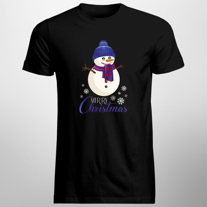Merry Christmas - om de zăpadă- tricou pentru bărbați cu imprimeu