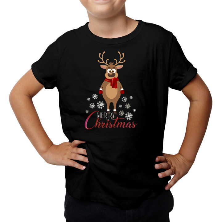 Merry Christmas  - un ren - Tricou pentru copii