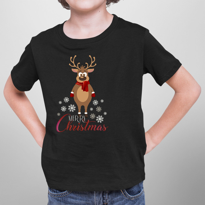 Merry Christmas  - un ren - Tricou pentru copii