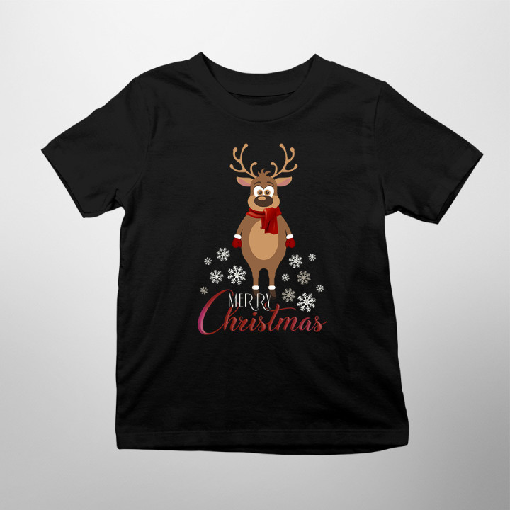 Merry Christmas  - un ren - Tricou pentru copii