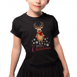 Merry Christmas - un ren - Tricou pentru copii