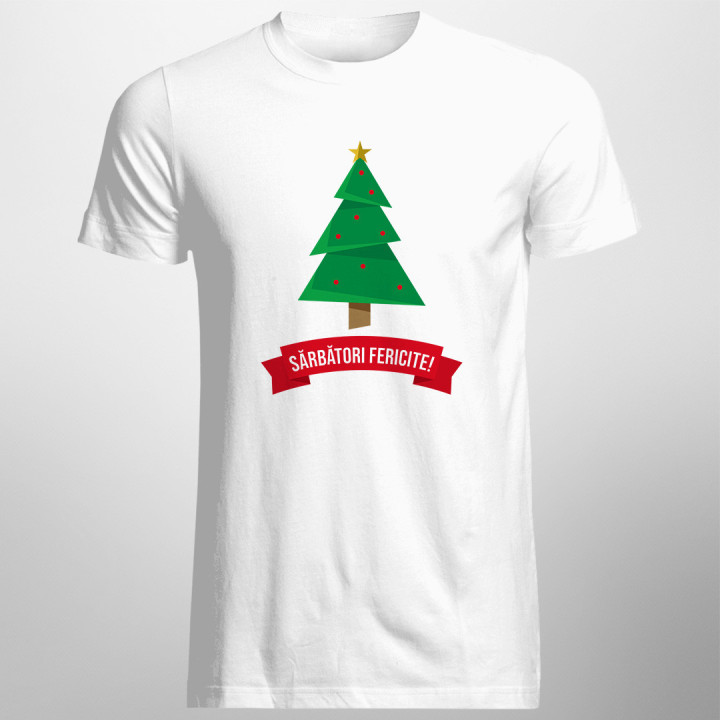 Sărbători fericite - T-shirt pentru bărbați cu imprimeu
