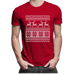 Cămașă de Crăciun- tricou pentru bărbați cu imprimeu