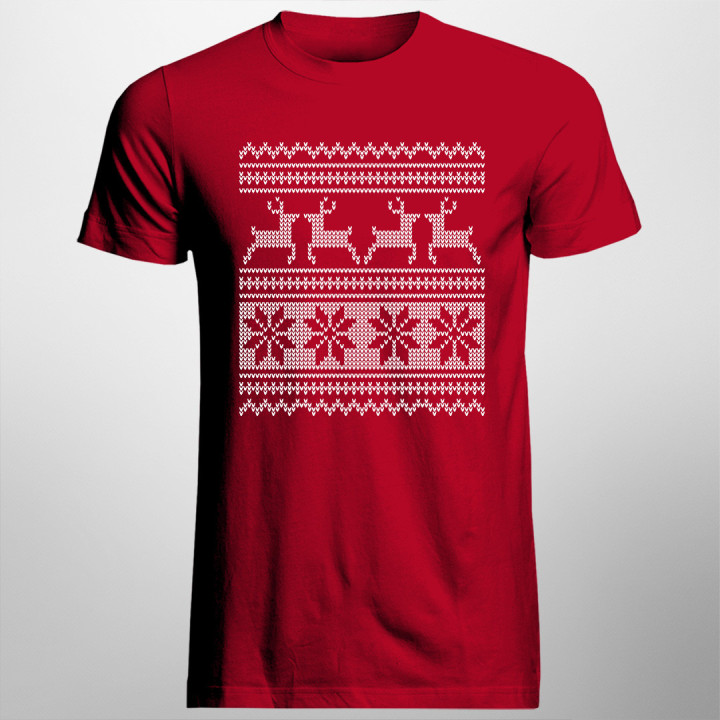 Cămașă de Crăciun- tricou pentru bărbați cu imprimeu
