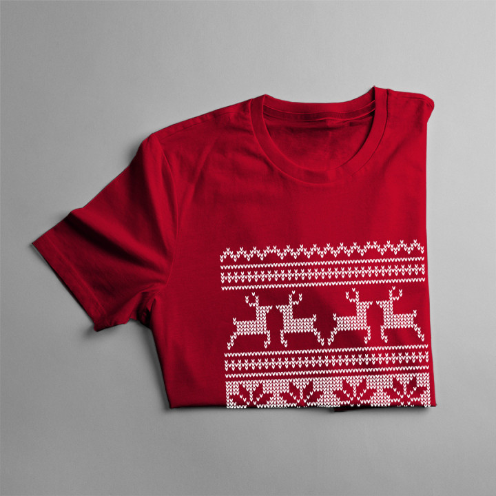 Cămașă de Crăciun- tricou pentru bărbați cu imprimeu