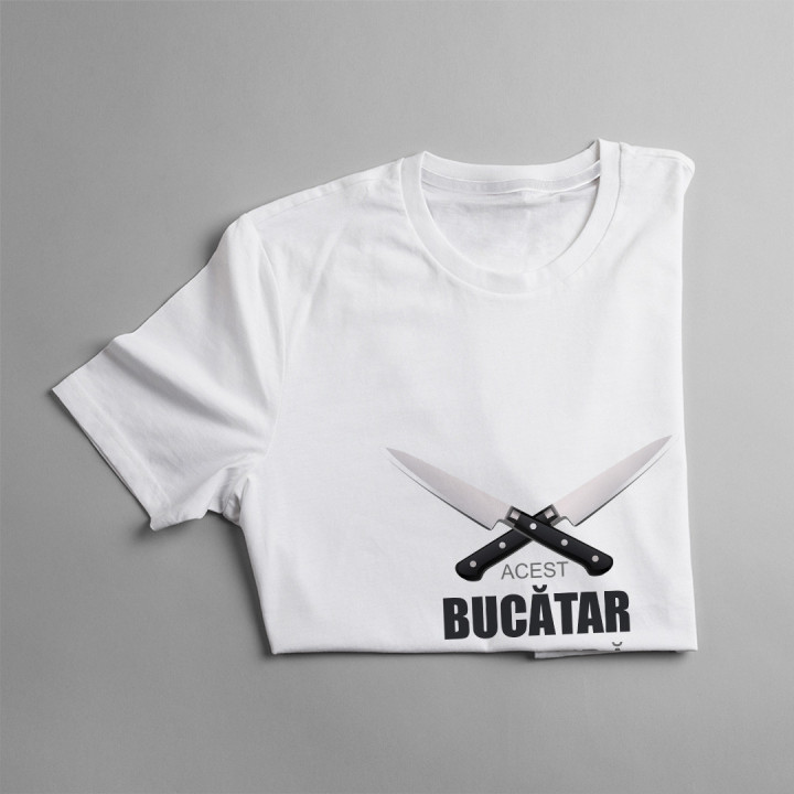 Acest bucătar comandă - T-shirt pentru femei cu imprimeu