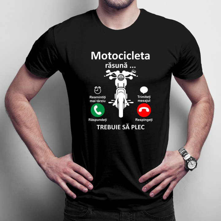 Munții răsună, trebuie să plec -  tricou pentru bărbați cu imprimeu