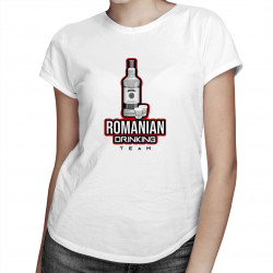 Romanian Drinking Team - tricou pentru femei cu imprimeu