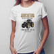 Agricultura nu e o alegere, trebuie să o ai în sânge - T-shirt pentru femei cu imprimeu