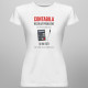 Contabila rezolvă probleme - T-shirt pentru femei cu imprimeu