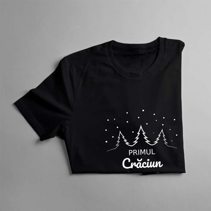Primul Crăciun cu super soțul meu - tricou pentru femei cu imprimeu