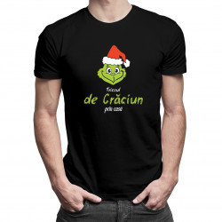Tricoul de Crăciun prin casă- tricou pentru bărbați cu imprimeu