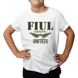 Fiul, Comandantul unității  - T-shirt pentru copii