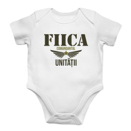 Fiica, Comandanta unității  - body pentru copii