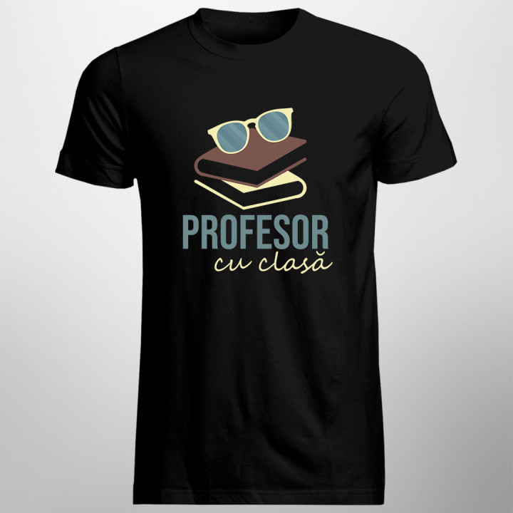 Profesor cu clasă -  tricou pentru bărbați cu imprimeu
