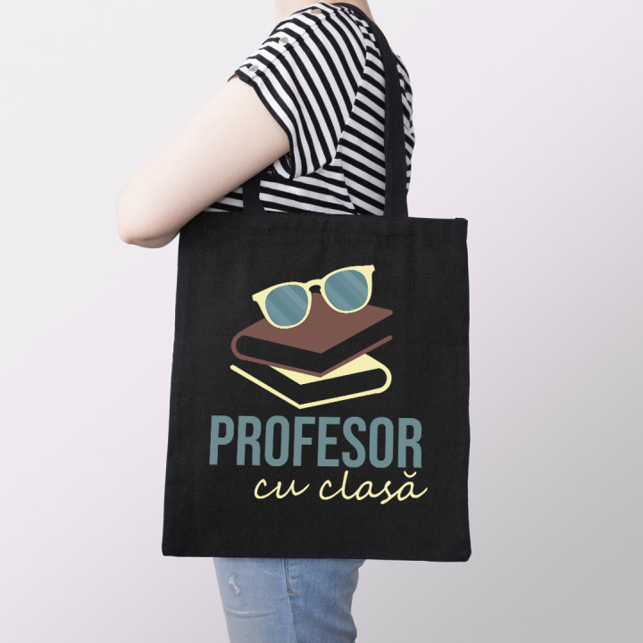 Profesor cu clasă - Geantă cu imprimeu