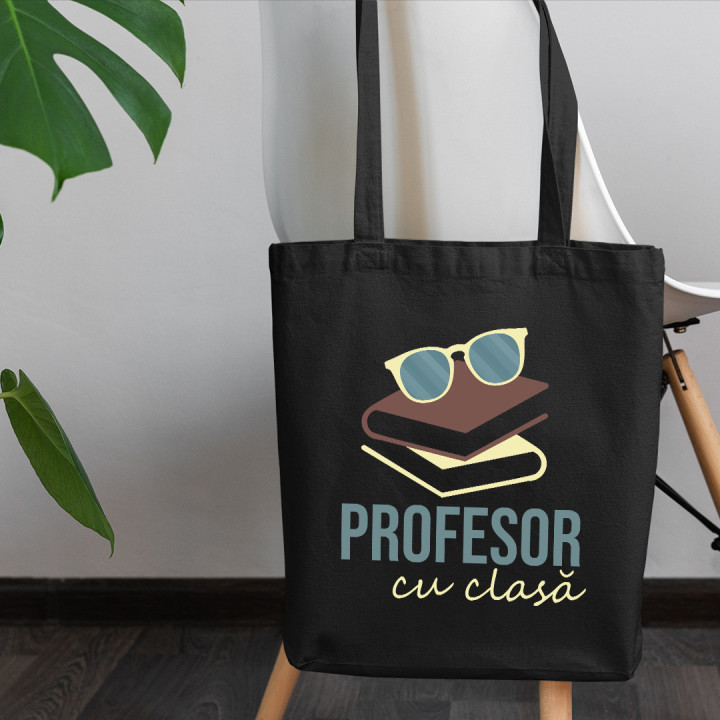 Profesor cu clasă - Geantă cu imprimeu