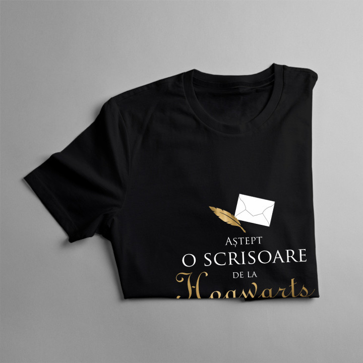 Aștept o scrisoare de la Hogwarts -  tricou pentru bărbați cu imprimeu