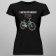 O bicicletă vindecă tot felul de lucruri - tricou pentru femei cu imprimeu