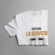Cafeaua la serviciu aduce oamenii împreună - T-shirt pentru bărbați cu imprimeu