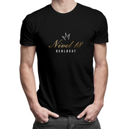 Nivel 18 deblocat -  tricou pentru bărbați cu imprimeu