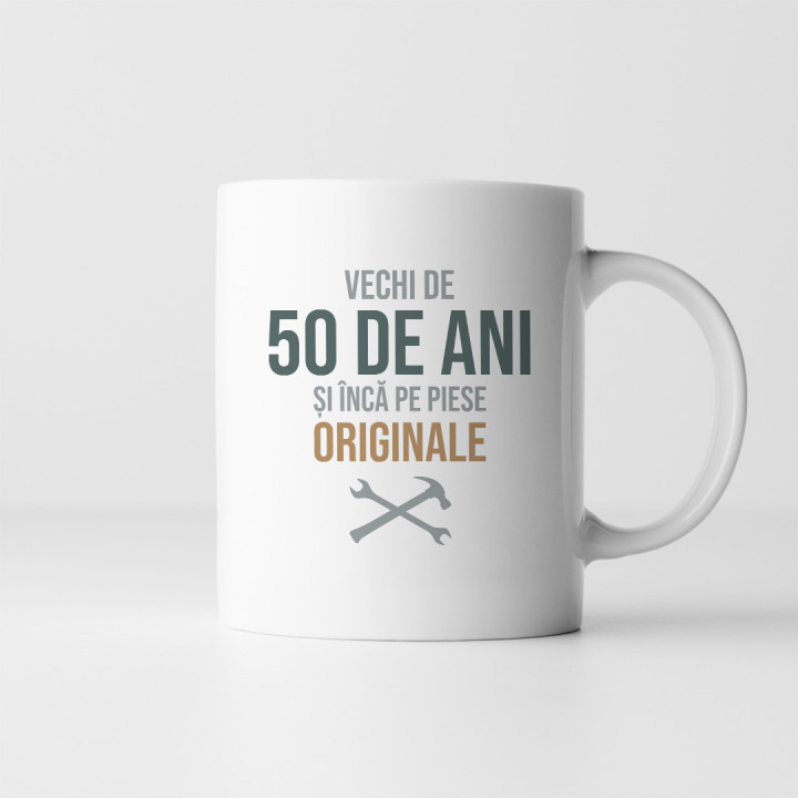 Vechi de 60 de ani și încă pe piese originale - cană