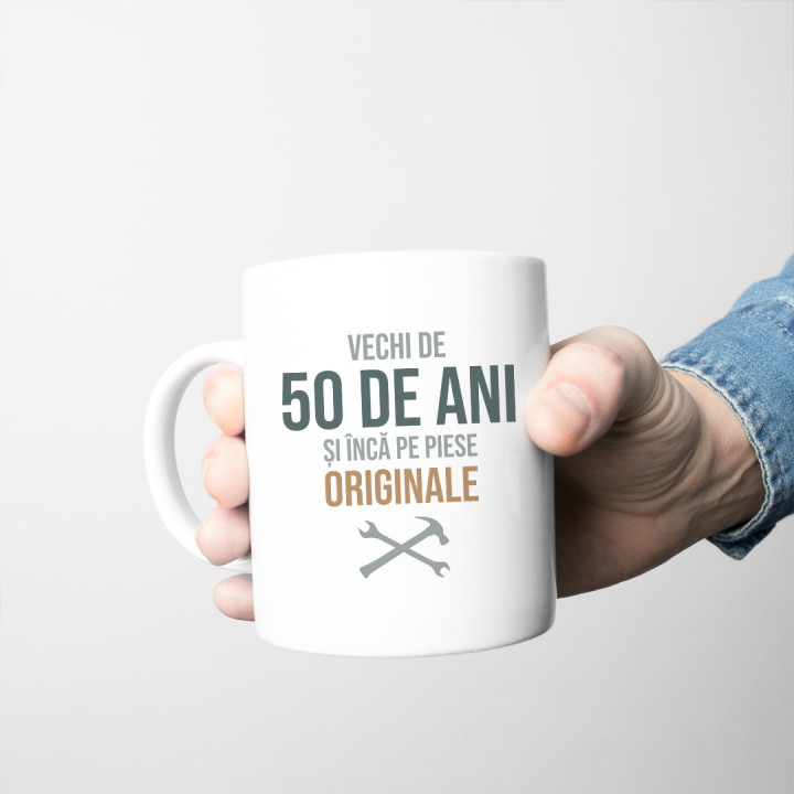 Vechi de 60 de ani și încă pe piese originale - cană