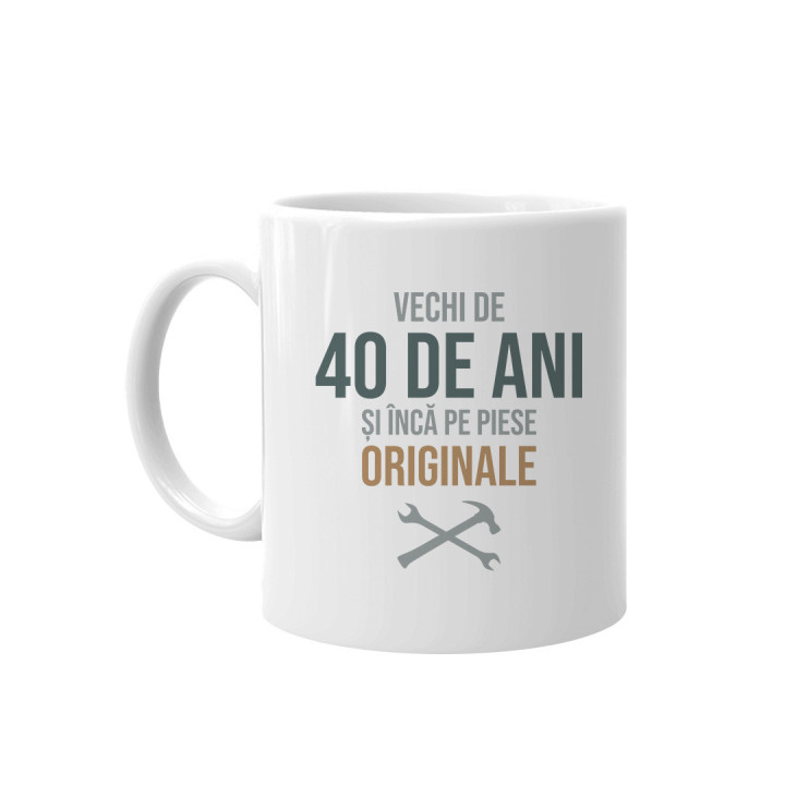 Vechi de 60 de ani și încă pe piese originale - cană