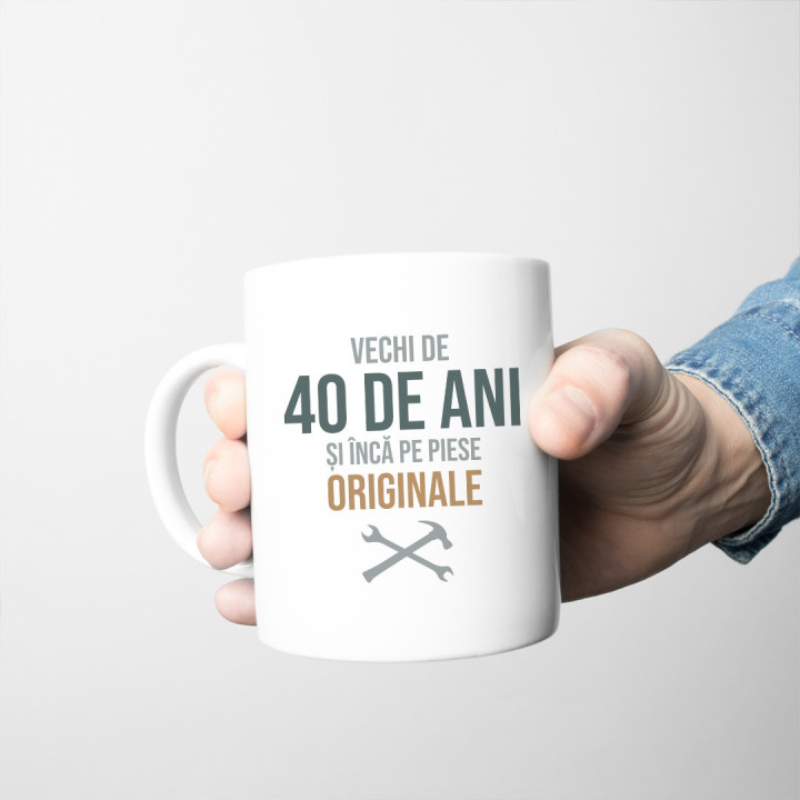 Vechi de 60 de ani și încă pe piese originale - cană