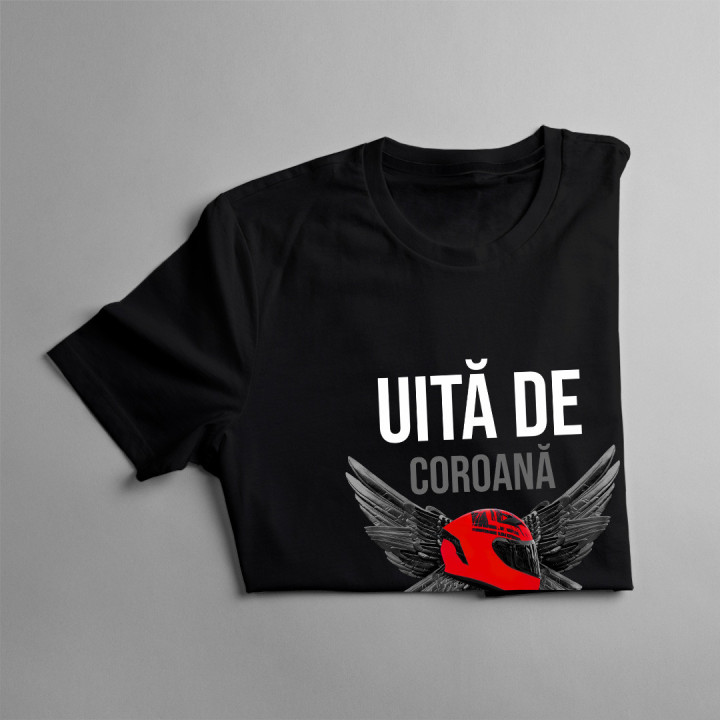 Uită de coroană - acest tip are o cască  -  tricou pentru bărbați cu imprimeu