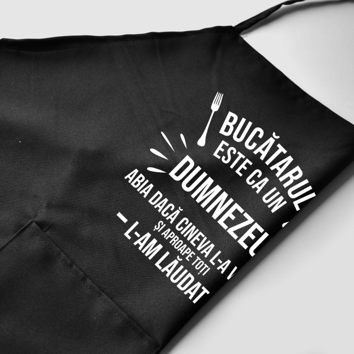 Bucătarul este ca un Dumnezeu - şorţ