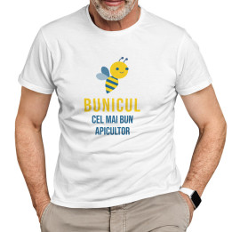 Bunicul - cel mai bun apicultor  - T-shirt pentru bărbați cu imprimeu