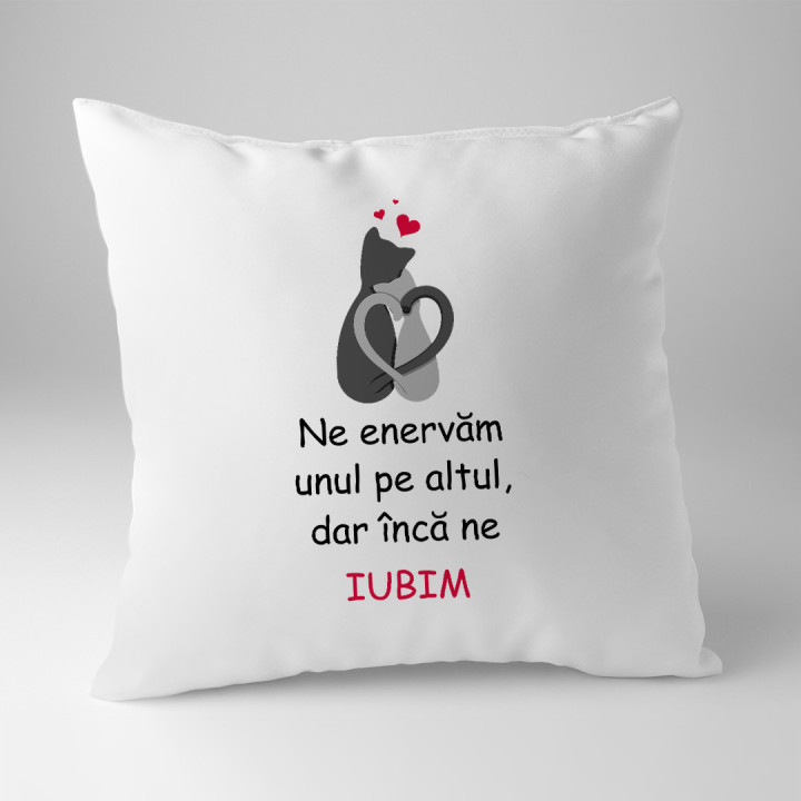 Ne enervăm unul pe altul, dar încă ne iubim - pernă