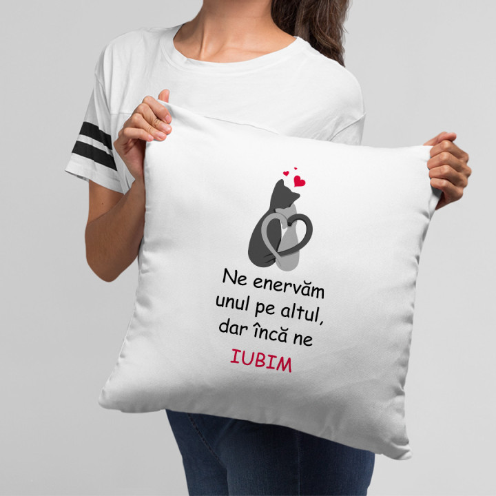 Ne enervăm unul pe altul, dar încă ne iubim - pernă
