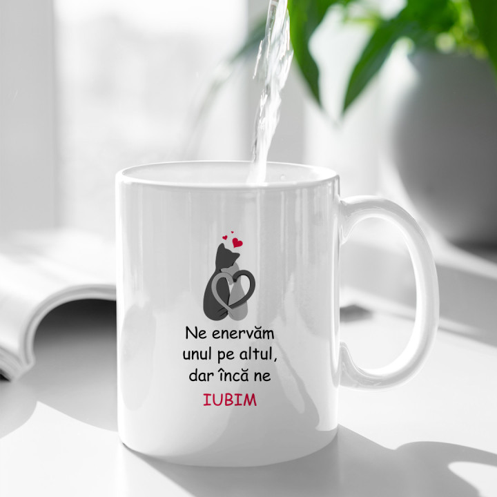 Ne enervăm unul pe altul, dar încă ne iubim - cană