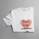 Pizza is my valentine - T-shirt pentru femei cu imprimeu