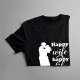Happy wife happy life- tricou pentru bărbați cu imprimeu
