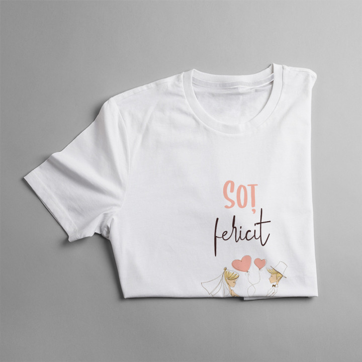Soț fericit - T-shirt pentru bărbați cu imprimeu