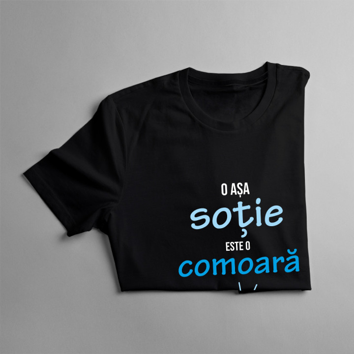 O așa soție este o comoară - tricou pentru femei cu imprimeu
